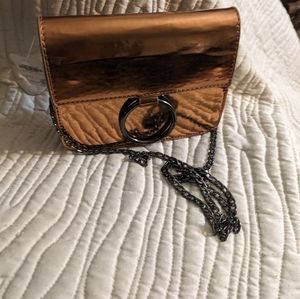 Copper color mini bag